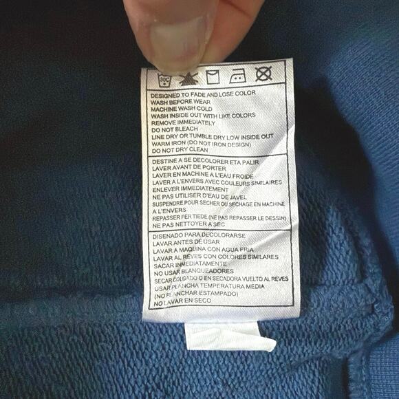 Y2K Nike Athletic Gym Jacket Womens L / Youth XL Blue‎ Silver Athleisure Workout - Picture 12 of 13